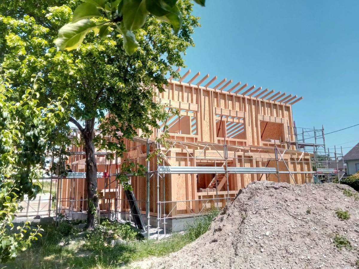 Maison ossature bois Saasenheim Colmar