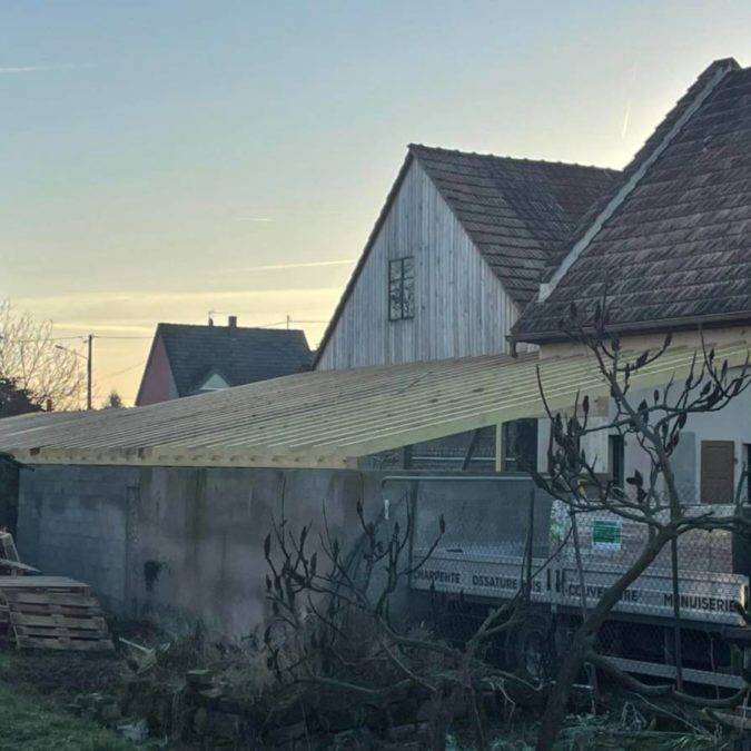 Rénovation complète d’un hangar de stockage  à Wittisheim Sélestat 6