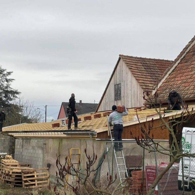 Rénovation complète d’un hangar de stockage  à Wittisheim Erstein 7