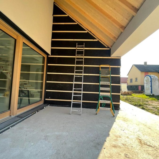 Bardage bois claire à Scherwiller Erstein 0